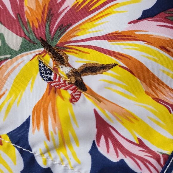 American Living Board Shorts Mens XL Swim Lined Trunks Surf NICE Hawaiian Print - Picture 13 of 16